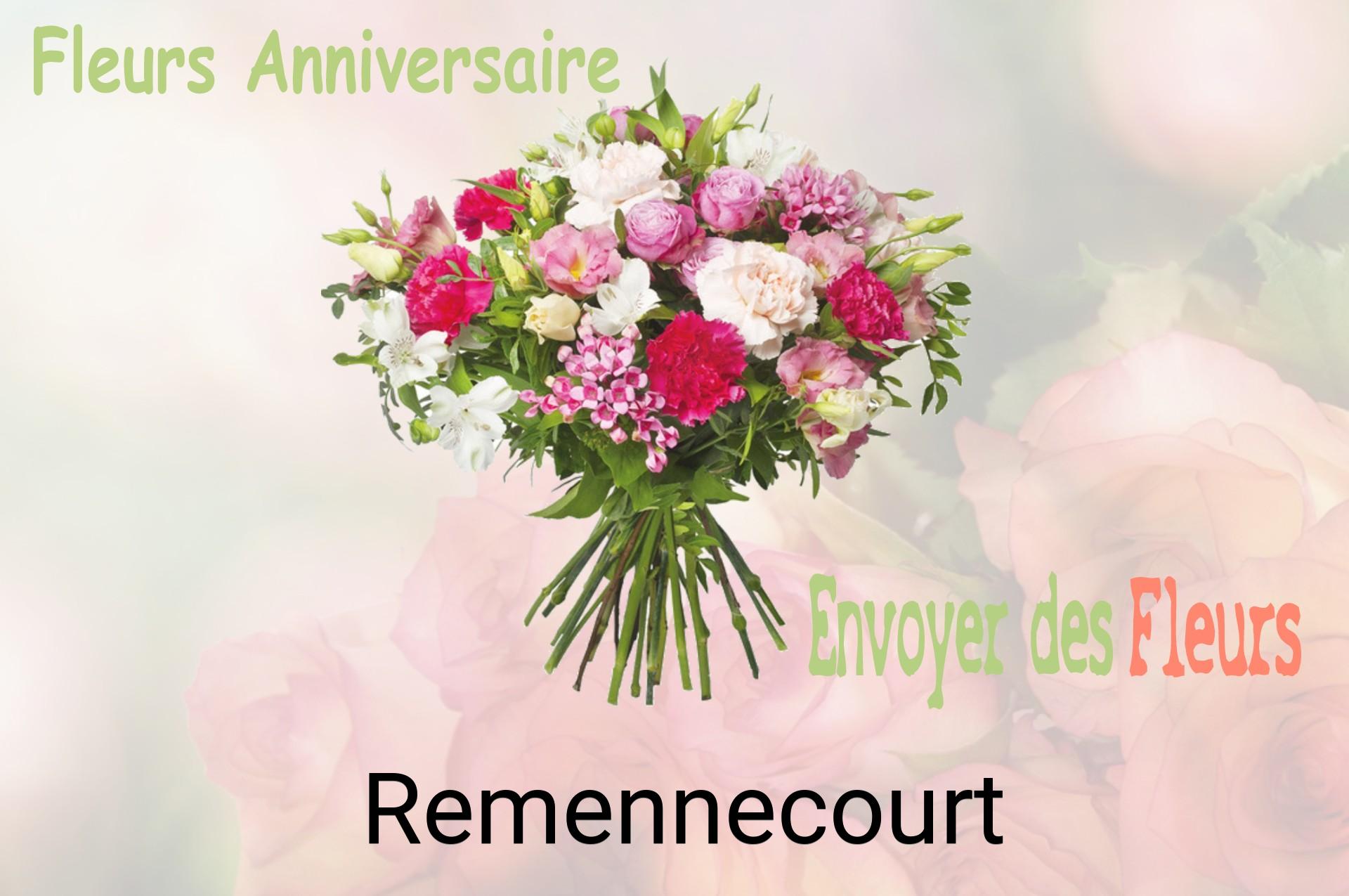 Bouquet de fleurs d’anniversaire livré à Remennecourt