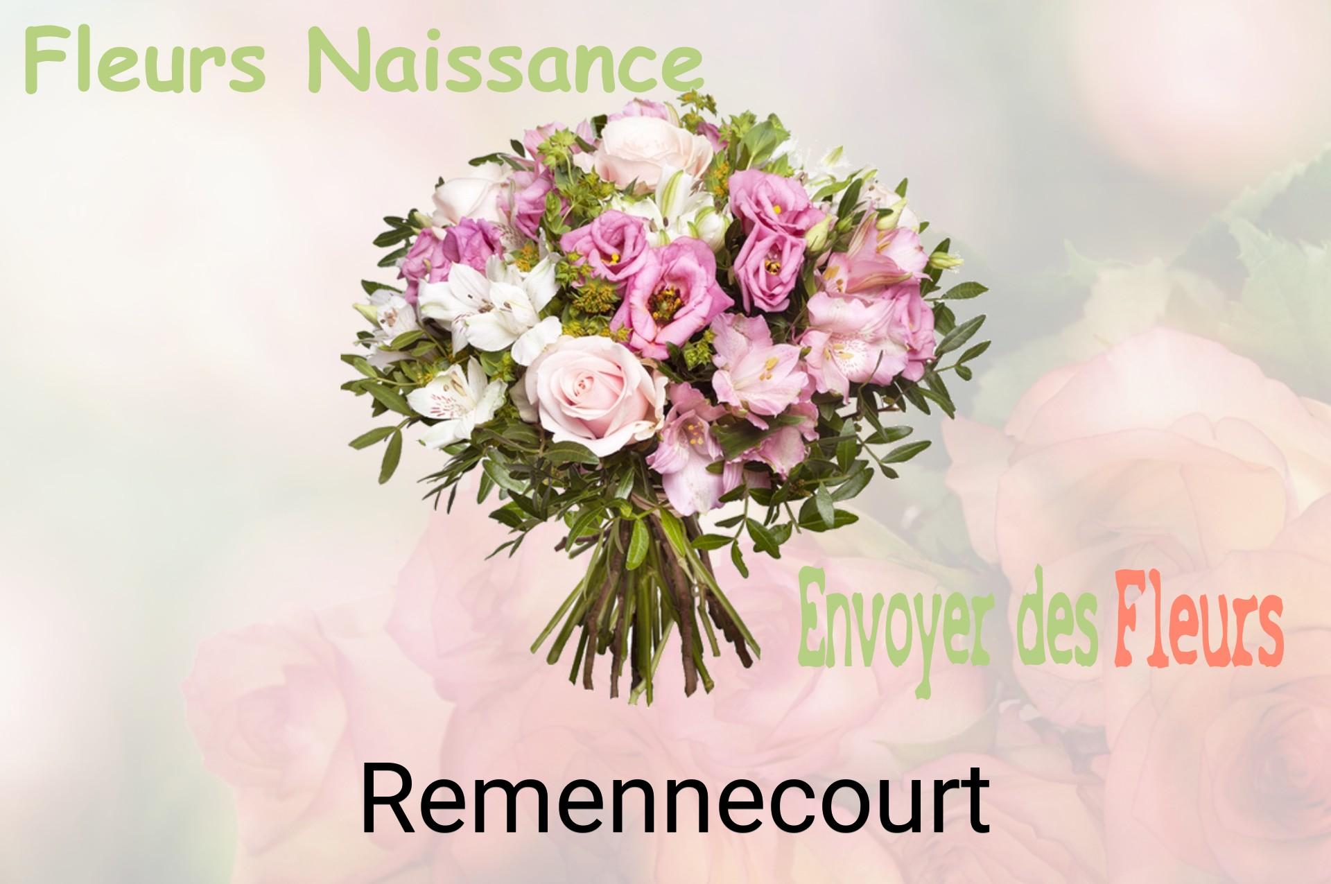 Bouquet de fleurs de naissance livré à Remennecourt